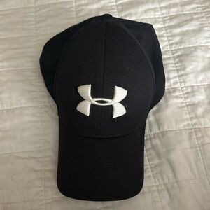 Under Armour black L/XL cap non smoker. Has been worn, but no stains/rips